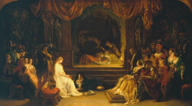 Daniel Maclise - The Play Scene in Hamlet (1842) (Tate).jpg