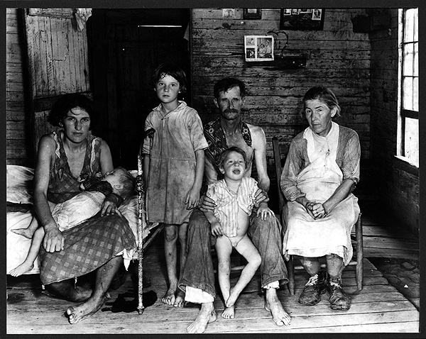 'Bud Fields and his Family at Home - Walker Evans' (from Let Us Now Praise Famous Men, w. James Agee, 1941).jpg