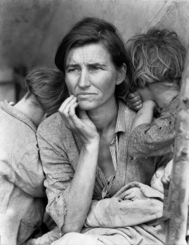 Migrant Mother during the Great Depression (1936). Picture by Dorothea Lange.jpg